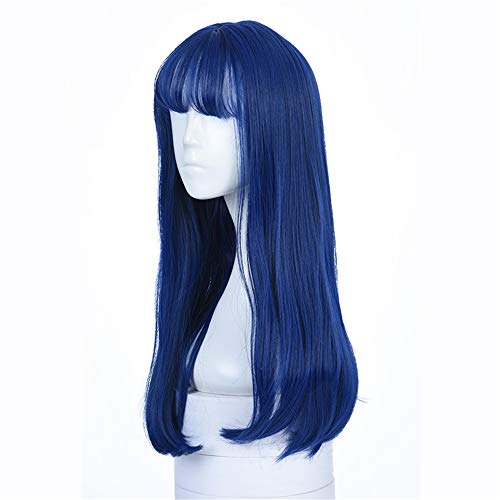 Perruque Cosplay bleue Mignon : solution pour volume et boucles parfaites - 4