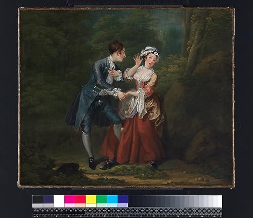Affiche toile Avant par William Hogarth portrait d'art reproduction pour décoration murale 60x90cm