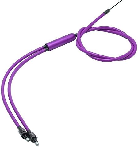 Snafu Astroglide Y-Cable Bottom - Purple Housing - Black Ferrules