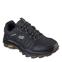 Skechers Equalizer 5.0 Trail Solix Creek, Scarpe da Ginnastica Uomo, Black Leather/Textile/Trim, 44 EU