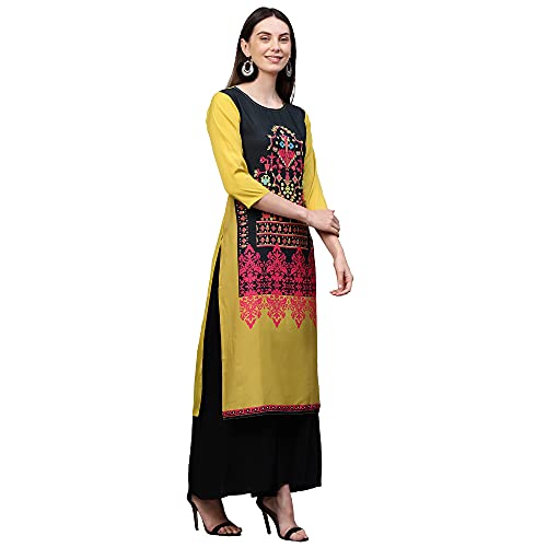 Image of ANNI DESIGNER Women's Crepe Regular Kurta