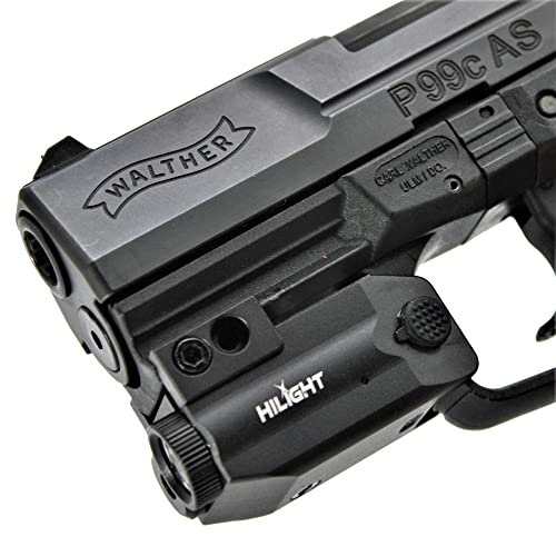 Hilight Ps5B Tactical Led Flashlight And Blue Laser Sight Combo| Blue Dot Sight For Pistol │ Blue Dot Sights For Rifles │ Airsoft Gun Lasers │ Tactical Gear │ Hunting Gear │ Weaver Or Picatinny Rail #TOP6
