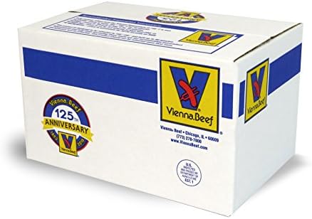 Vienna® Beef Natural Casing Jumbo Franks 6" 4:1 10 lbs. (Approximately 40 count)