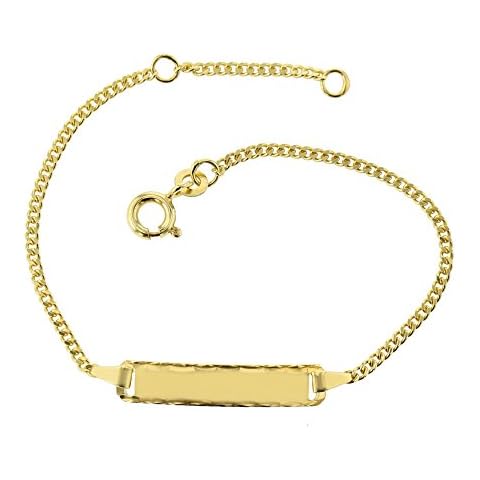 Pulsera de oro 333 para bebé con grabado Cover