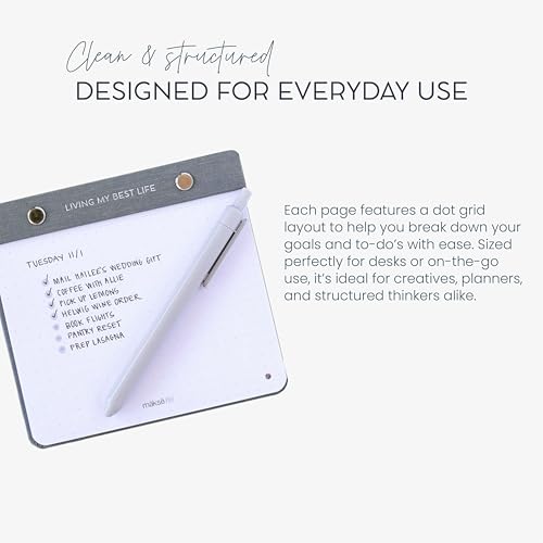 Bloc-notes dot grid MäksēLife carnet de planification d'objectifs - 4