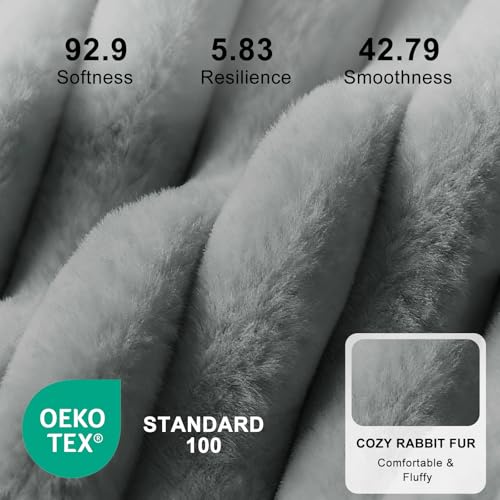 FURTIME Dog Bed for Small Dogs, Washable Orthopedic Dog Bed with Removable Cover, Rectangle Soft Calming Sleeping Puppy Bed Durable Pet Cuddler with Anti-Slip Bottom, Grey, S (20"x19"x6") - Image 3