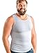 ARMSTRONG AMERICA Compression Shirt for Men | Gynecomastia Compression Tank Top Men | Mens Shapewear Compression Shirts | Fajas para Hombres (White, 3X-Large)
