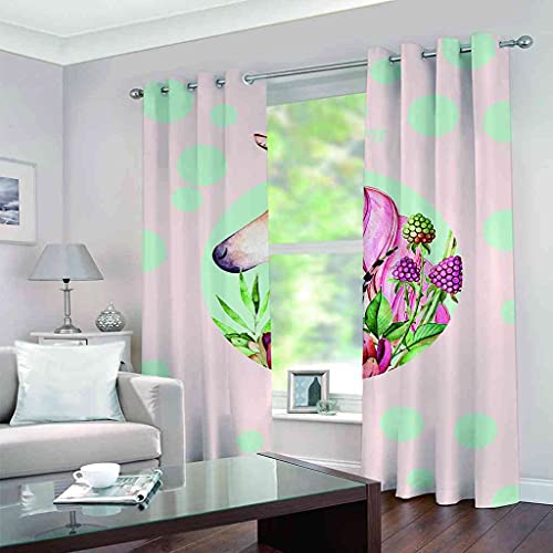 Rideau occultant isolant phonique poney 200x160 contre la lumière - 4