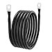 6 AWG Battery Cables 6 Gauge Battery Power Inverter Cable with 5/16 Inch Tinned Copper Lugs Both Ends for Solar Marine Boat RV Car Motorcycle 2 pcs (5FT)