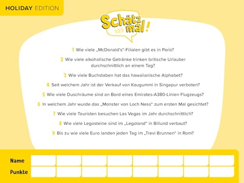 Spielansicht von Schätz mal! Holiday Edition_3