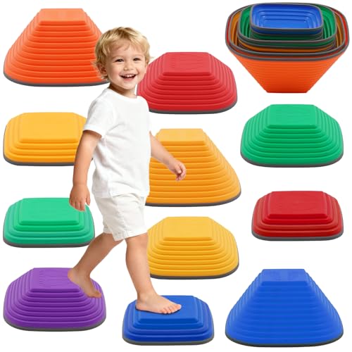 11 Stück Balanciersteine für Kinder, Sensorisches Spielzeug...