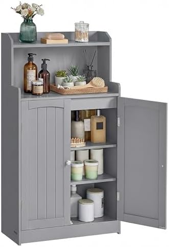 VASAGLE Bathroom Storage Cabinet, Bathroom Floor Cabinet wit