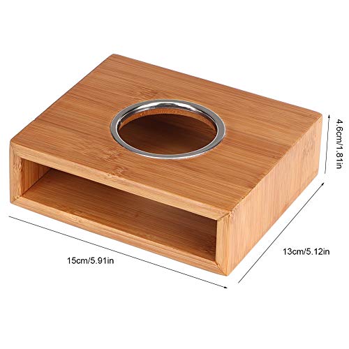 Accesorios para té y base tetera de bambú para mantener calor 3