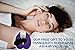 Happy Wraps Microwavable Herbal Neck Wrap - Hot Cold Aromatherapy Neck Warming Pillow - Heating Pad for Migraines, Stress, Gifts for Women, Birthdays, Christmas and Free Sleep Mask - Purple Cotton