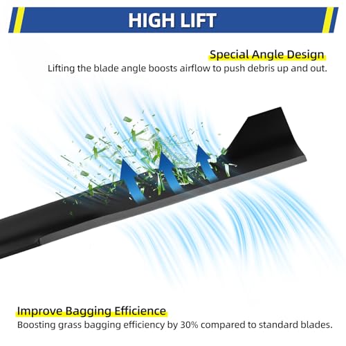 GICOOL YTH22V46 405380 403107 Mower Blades for 46" Husqvarna, High Lift by GICOOL - Used condition - Image 6