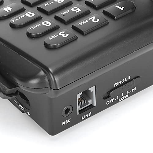 Teléfono con cable HT700 con auricular y micrófono omnidireccional miniatura 6