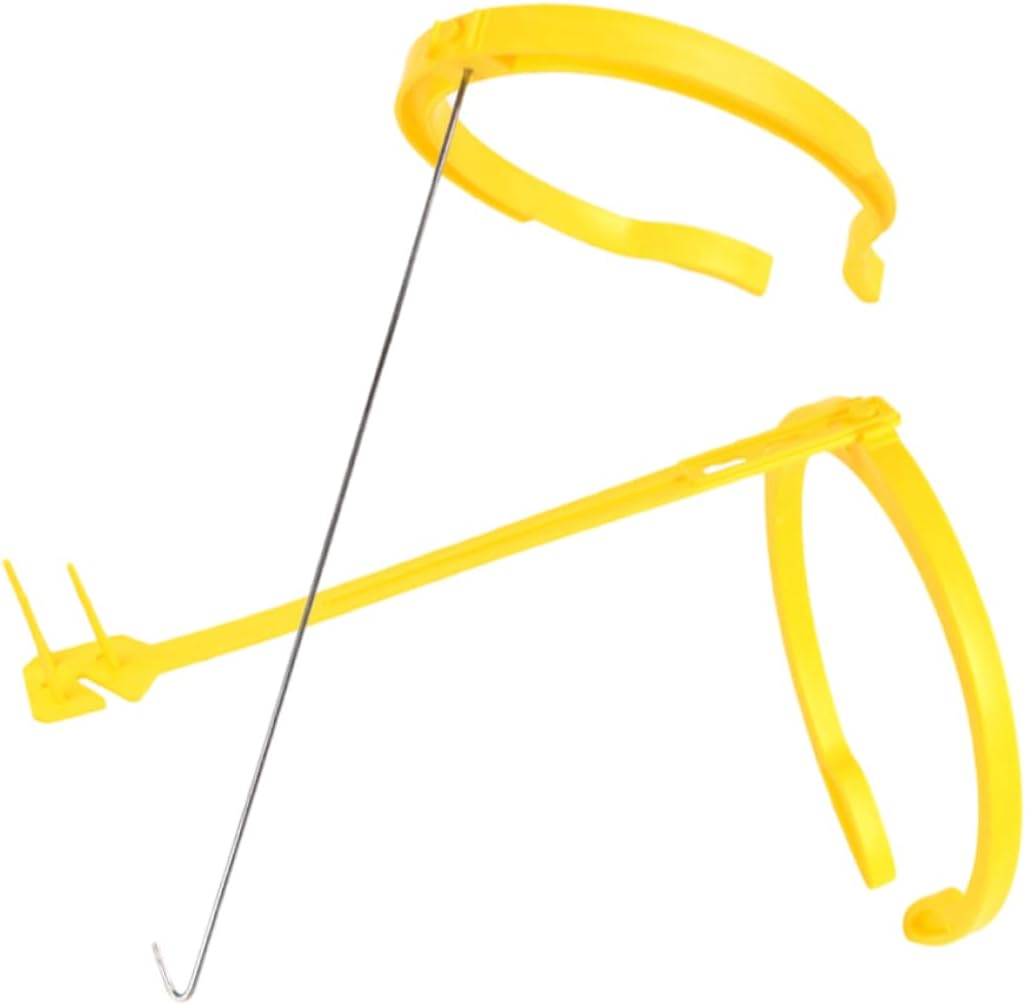 2pcs Pig Insemination Clip Convenient Artificial Fertilization Tool with Unique Design Strong Durable Materials for Efficient Pig Breeding Farms and Homes