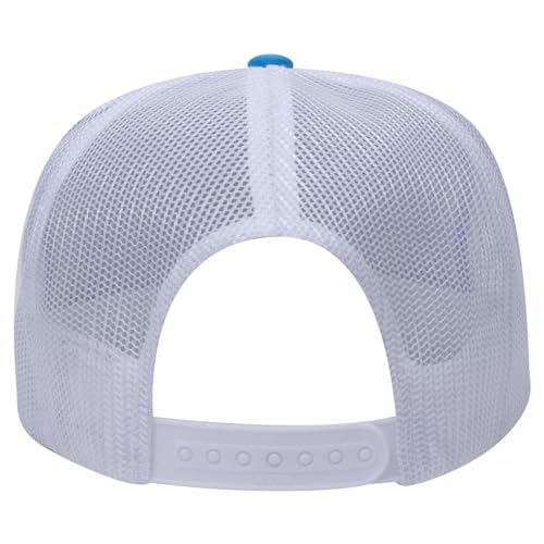 Image of OTTO Polyester Foam Front 5 Panel High Crown Mesh Back Trucker Hats in 97, Bulk, Wholesale
