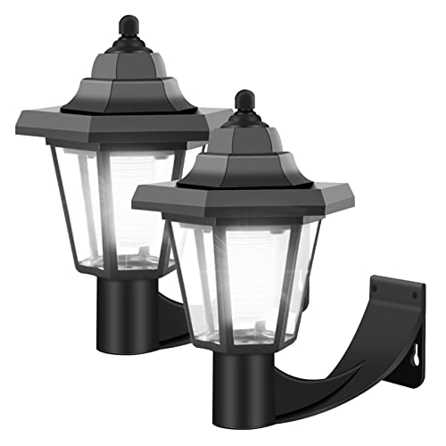 Lanterne solaire hexagonale étanche style ancien jardin chic