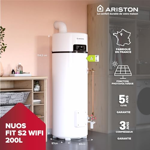 Ariston Nuos Fit Wifi 200L : chauffe-eau thermodynamique — photo 2
