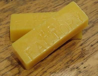 Wax Factory Branded Beeswax Blocks -1 Kilogram - Candles/Cosmetics/Polishes