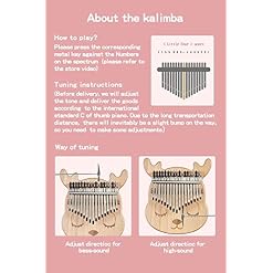 Mini Doigt Kalimba Pouce Piano 17 Touches Kalimba Dessin Animé Pouce Piano Instrument De Musique Doigt Piano (Color : 02… - Les Beatles, Paul McCartney, John Lennon, RIngo Starr, George Harrison Mini Doigt Kalimba Pouce Piano 17 Touches Kalimba Dessin Animé Pouce Piano Instrument De Musique Doigt Piano (Color : 02… – Image 3