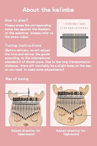 Mini Doigt Kalimba Pouce Piano 17 Touches Kalimba Dessin Animé Pouce Piano Instrument De Musique Doigt Piano (Color : 02… - Les Beatles, Paul McCartney, John Lennon, RIngo Starr, George Harrison Mini Doigt Kalimba Pouce Piano 17 Touches Kalimba Dessin Animé Pouce Piano Instrument De Musique Doigt Piano (Color : 02… – Image 4