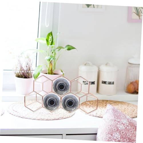 Soporte para Botellas Levemolo Vintage de Hierro 7 Huecos miniatura 4