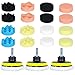 Aussido Buffing Pads 3 Inch 25 Pcs Polishing Pad Drill Brush Attachment for Car Detailing Foam Buffer Polisher Pad (3inch-25pcs)