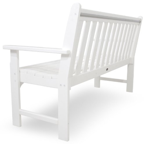 Polywood Gnb60Wh Vineyard 60" Bench, White #TOP3