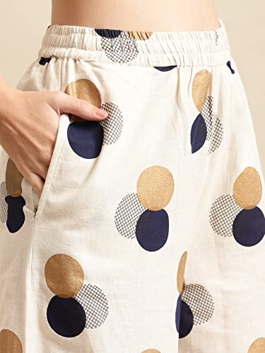Image of Pistaa's Women's Regular Fit High Rise Palazzo