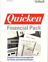 QUICKEN FINANCIAL PACK - User's Manual (Complete financial managent for homes and small business) 0929804163 Book Cover