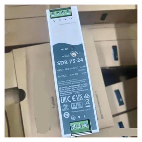 Alimentation à Interrupteur de Type Rail SDR-75-24 avec un boîtier robuste et durable - 2