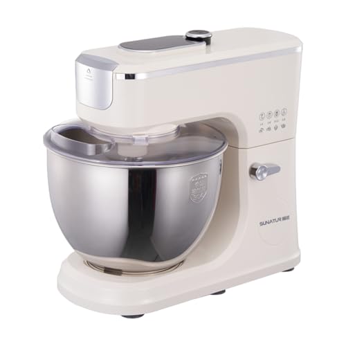 Timer Stand Mixer, 2000W, 8L Large Capacity, 11-Speed Smart Control, Digital Top Display, Constant Temp Fermentation, 5 Preset Functions, 6-Point Suction Cups, 6 Attachments, One-Click Start