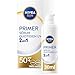 NIVEA SUN Sérum Primer Quotidien UV 2en1 SPF 50+ (1 x 30ml) - Sérum Visage hydratant enrichi en Acide Hyaluronique - Base de maquillage - Soin avec écran solaire visage SPF 50+ sans parfum