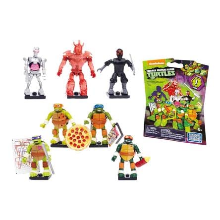 Mega Bloks – Bolsa Ciega Individual De Teenage Mutant Ninja Turtles, Serie 1, Incluye Figura Micro De Acción De Tortuga O Villano Con Accesorio, Coleccionable Sorpresa, No Recomendado Para Menores De 3 Años