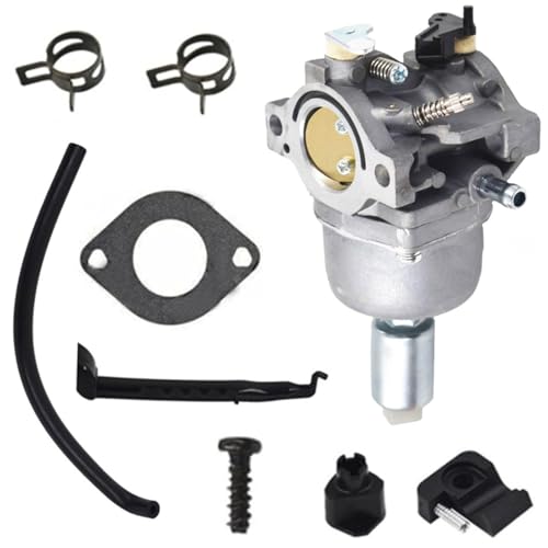 Ewillownm Compatible avec le carburateur pour tondeuse autoportée John Deere LA105 Tracteur 42