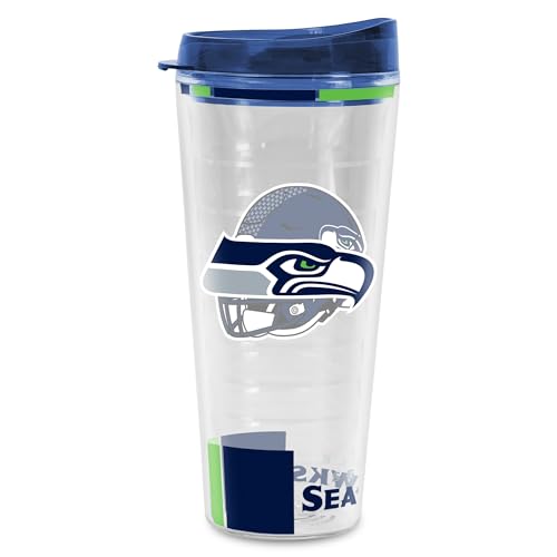 Image of Rico Industries NFL Football Double Wall Classic 16oz Or 20oz Tritan Tumbler W Lid