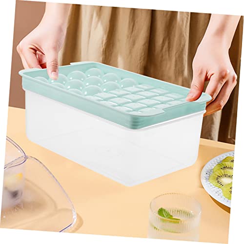 Molde de hielo multiuso con tapa para cubos y bolas miniatura 4
