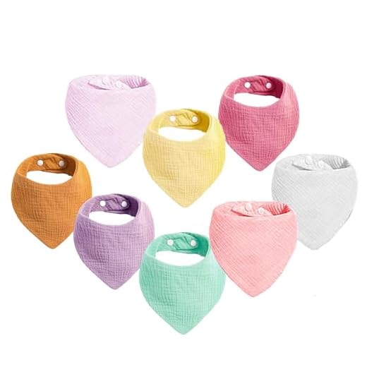 SLOSH Baberos Bebe Recien Nacido Algodón Bebé Niña Niño Bandanas