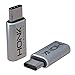 Produktbild HONK 1x USB C auf Micro USB Adapter - Unglaublich Klein Mini Connector - Kompatibel mit diversen USB C Geräten - zum Verbinden MicroUSB mit Ihren neuen USB-C Endgeräten