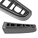 G-PLUS Front Window Switch Trim Bezel Driver and Passenger Side Compatible with Chevy Silverado GMC Sierra 1500/2500/3500 4 Door 2003-2007,Fit GMC Yukon XL 1500/2500 2004-2006 89045128 89045121 Gray