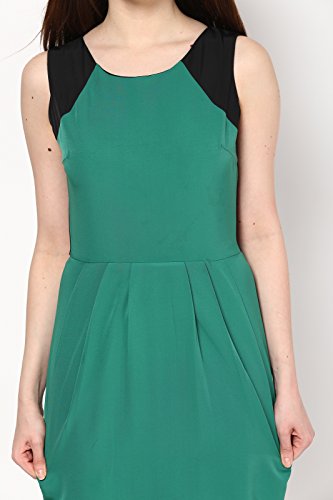 Image of Harpa Women's Silk Empire Knee-Length Dress