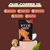 RYZE SUPERFOODS Mushroom Coffee Dark Roast, 6 Adaptogenic Mushrooms & Prebiotic Blend, Instant Coffee Supports Energy, Focus, Digestion & Immunity, Lions Mane & Turkey Tail, 30 Servings. #2