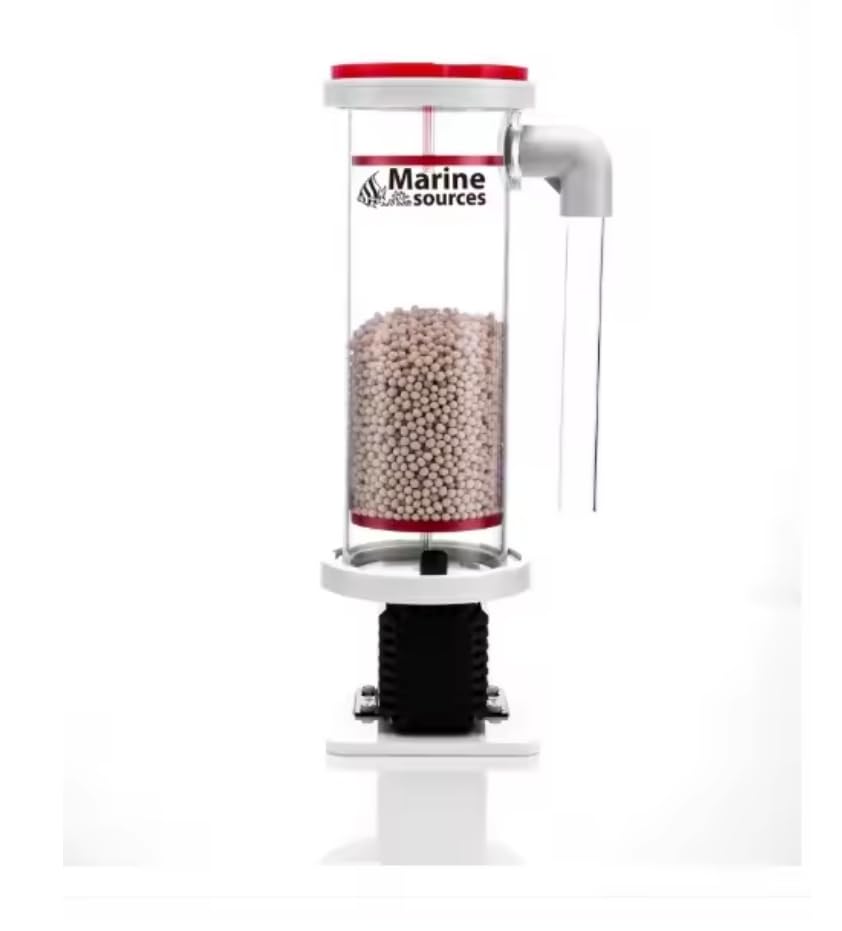 Marine Color NP Bio Pellet Reaktor BRD1.2 1,2L Kammer Kapazität für Aquarium Riff Korallen Filter Biopellets mit Devil D900 Pumpe
