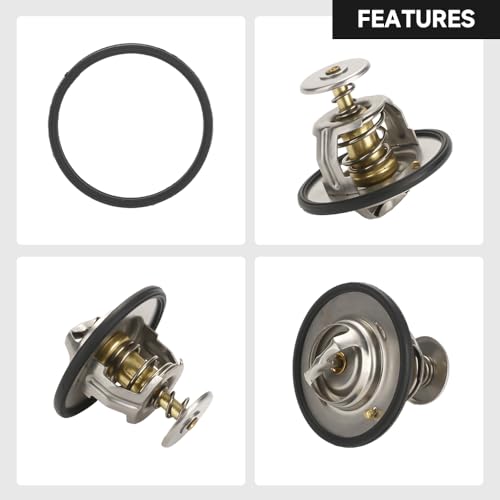 Engine Coolant Thermostat Housing Assembly - Compatible for Honda Accord 3.0L V6 - Gas 2002-2004 (EX, LX) - Replace Part 19301-P8E-A10 - Thumbnail 7