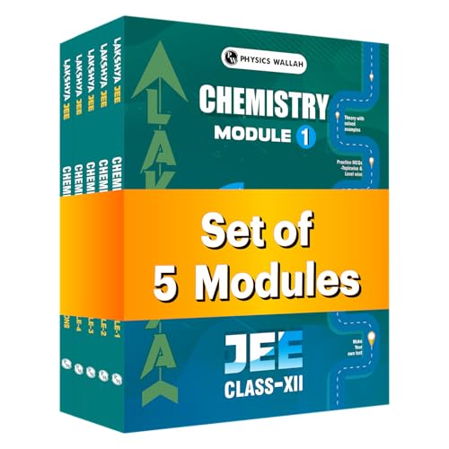 Image of PW Lakshya For JEE Main & Advanced Class 12 Chemistry Modules with Solutions Combo Set of 5 Books (2026 Edition)
