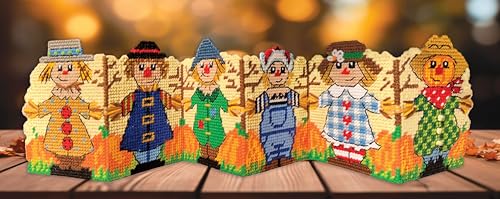 Design Works Crafts Scarecrow Friends Plastic Canvas Wall Dcor Kit