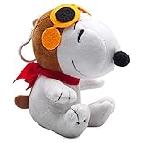 Grupo Moya peluches Snoopy peluche 11 cm Pilota Peanuts perro Plush suave con gancho llavero