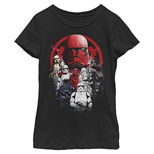 T-shirt Star Wars Troops pour femme noir en taille M avec motif imprimé
